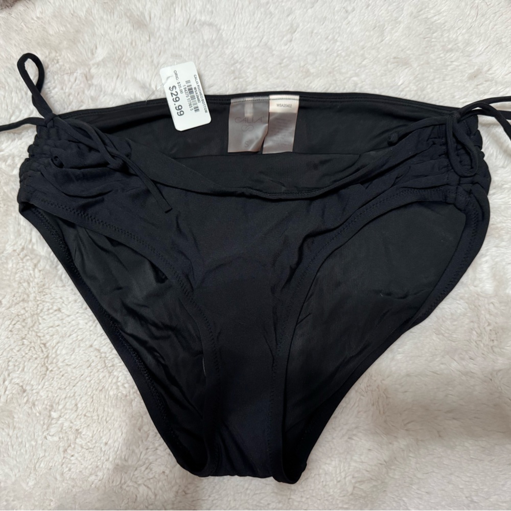 Calla Black Bikini Bottom